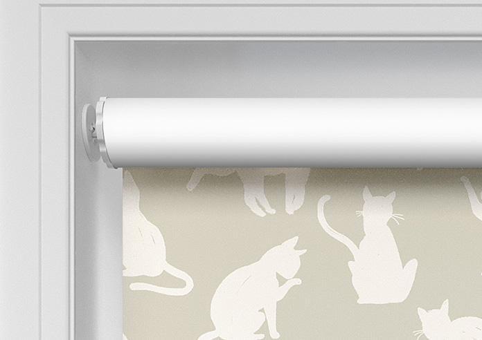 Curious Cats, Cream - Twist&Fit Roller Blind - Image 10